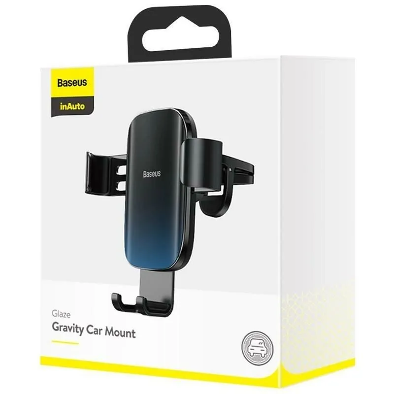 Автотримач для телефона Baseus Glaze Gravity Car Mount Black