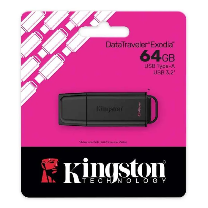 Флеш-накопичувач Kingston USB 3.2 DT Exodia G2 64GB Black