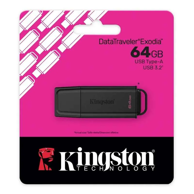 Флеш-накопичувач Kingston USB 3.2 DT Exodia G2 64GB Black