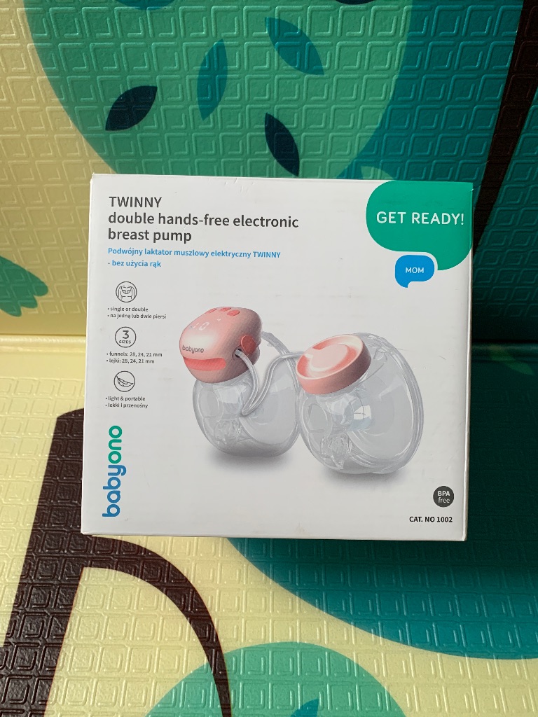 Подвійний електричний молоковідсмоктувач BabyOno Twinny
