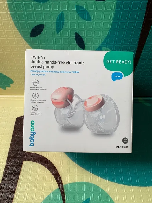 Подвійний електричний молоковідсмоктувач BabyOno Twinny